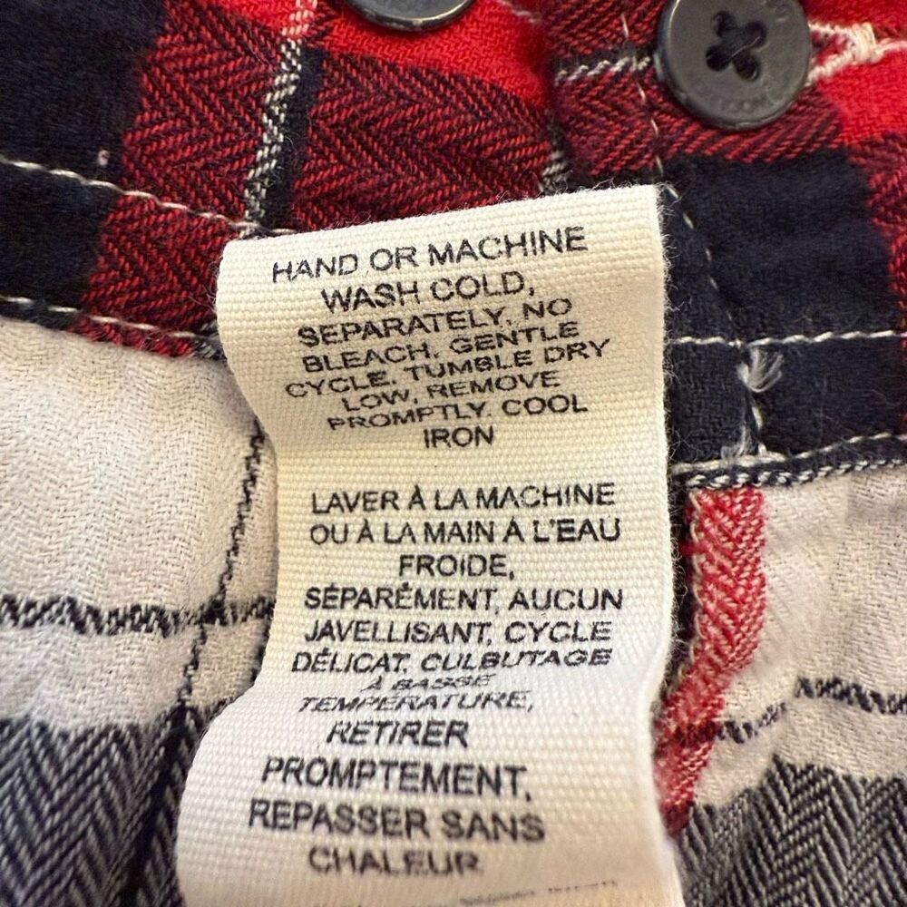 Woolrich Red, White, & Black Cotton Plaid Shirt/Jacket Sz L Country, Western - Picture 7 of 12